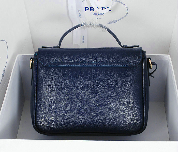 2014 Prada calfskin mini bag BT0952 royalblue for sale